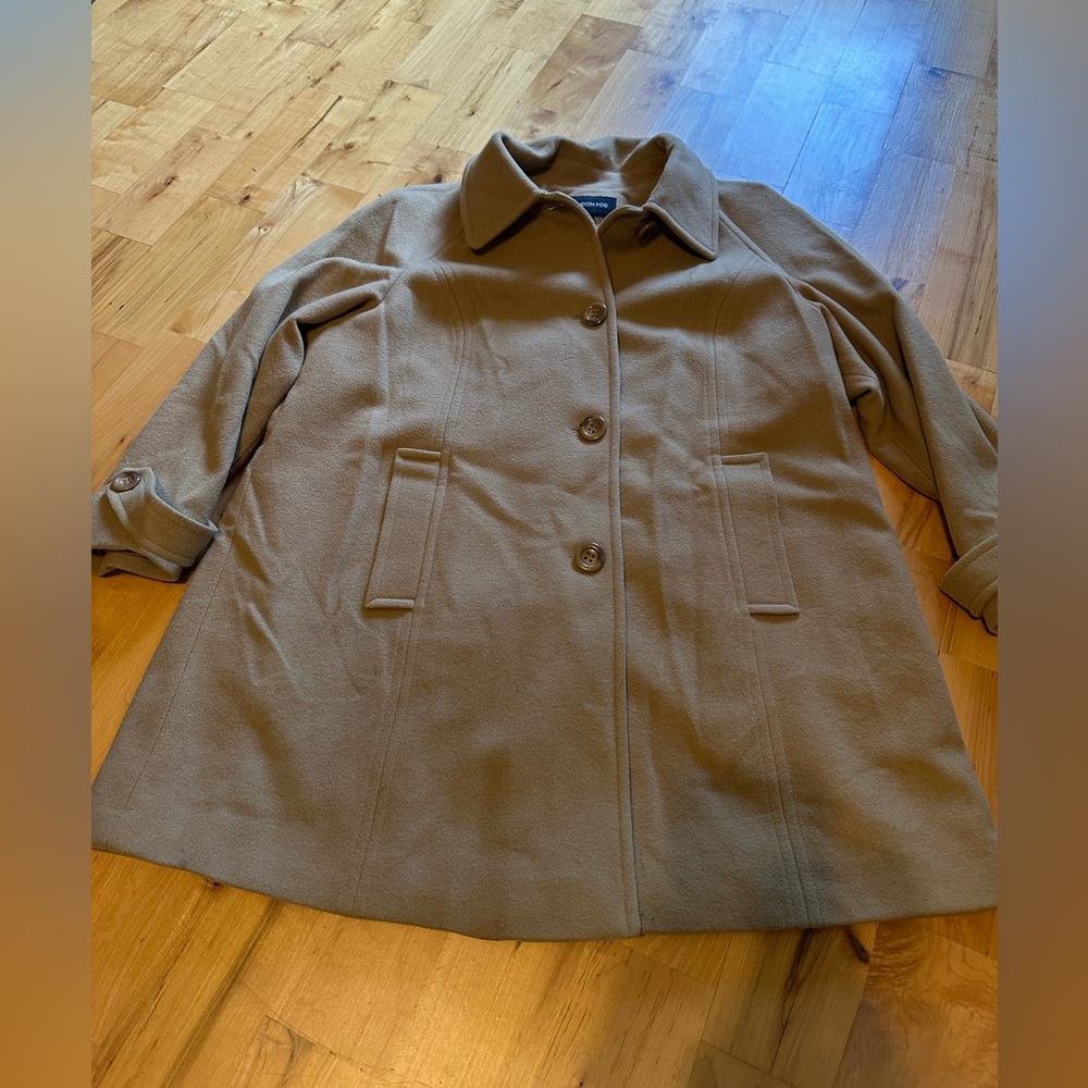 Camel Colored Wool Coat